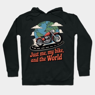 Solo Adventure Rider Motorcycle Touring Hoodie